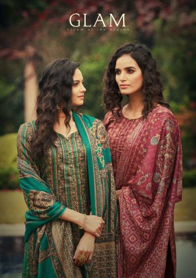 Glam By Sargam Prints Exclusive Tusser Silk Salwar Kameez Collection